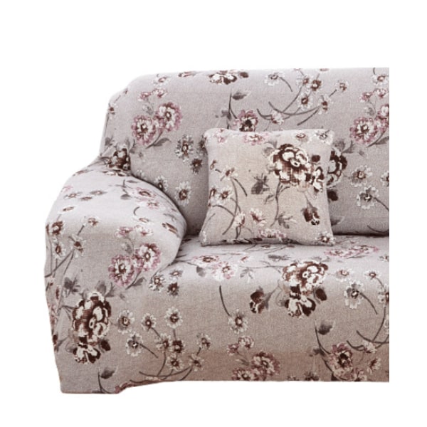 Sofaovertræk 2 Personers 140-180cm Blomster Sofaovertræk med Armlæn Mo