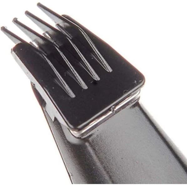 1 stk. sort elektrisk kæledyrshårstrimmer, USB-genopladelig, trådløs,
