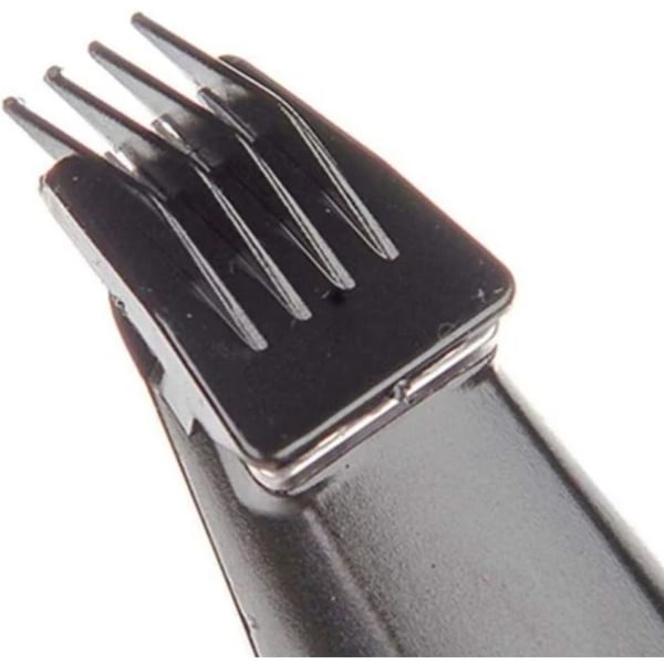 1 STK sort elektrisk kæledyrshårtrimmer, USB genopladelig, trådløs,