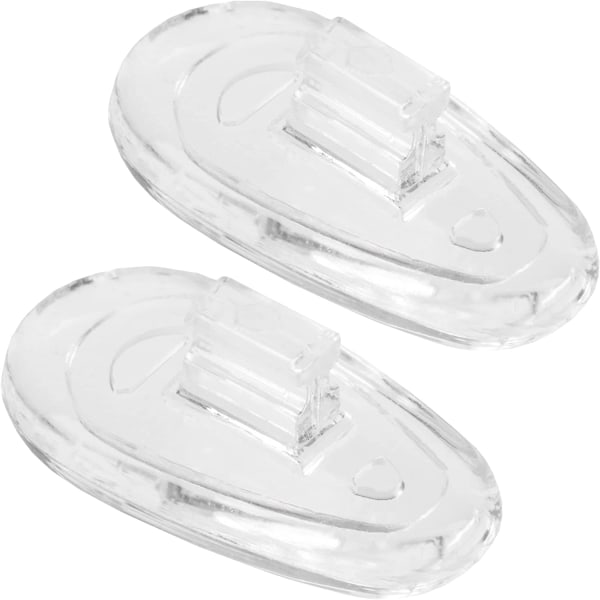 20PCS Premium Mjuka Silikon Näsplattor Vattendroppe Form Fästelement