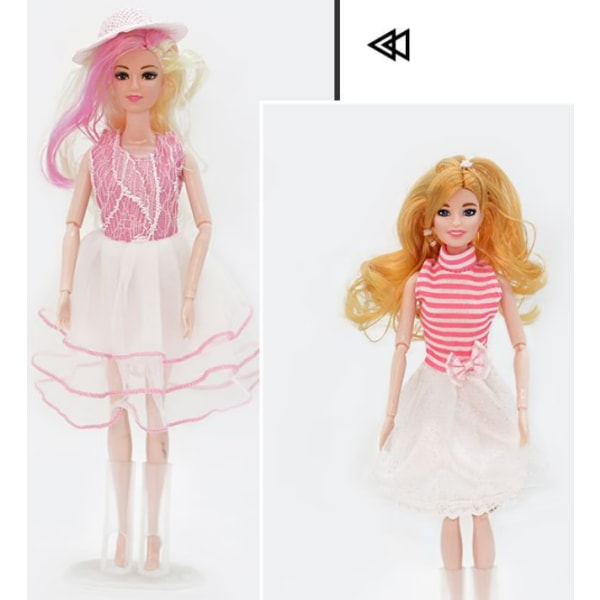 13 stykker 30cm dukke klær tilbehør dukke kostyme pri