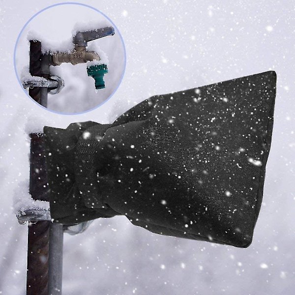 2 stk. Krandeksel Vinter Vannbesparende Kran Frostbeskyttende Deksel Kran