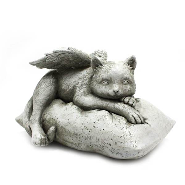 Trofast ven, kat mindesmærke statuette