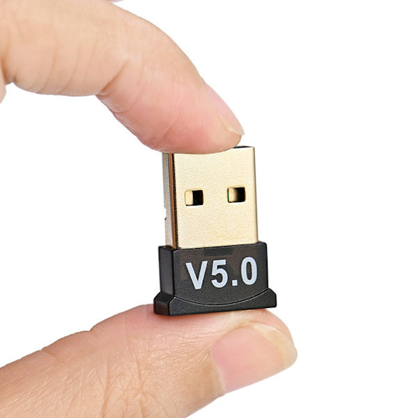 Bluetooth 5.0 Dongle Svart 2 x Bluetooth USB Dongle PC Bluetooth