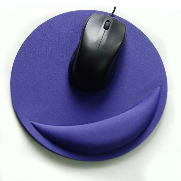 Violetti väri-hiirimatto pehmusteella - Pelirannetuki - Mou
