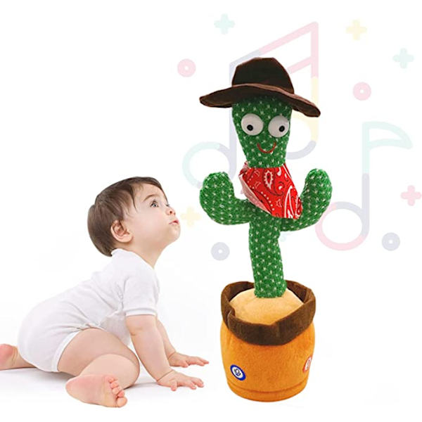 Cowboy-kaktus danser, imiterer kaktus tale, synger