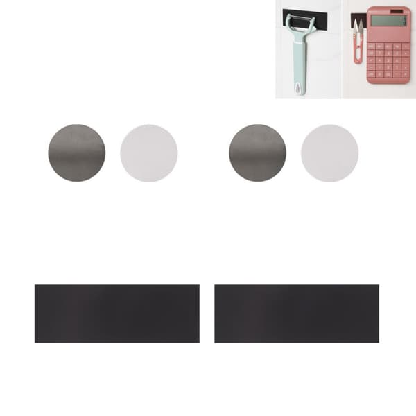 Magnetiska klistermärken och magnetiska fästen - 4 + 2