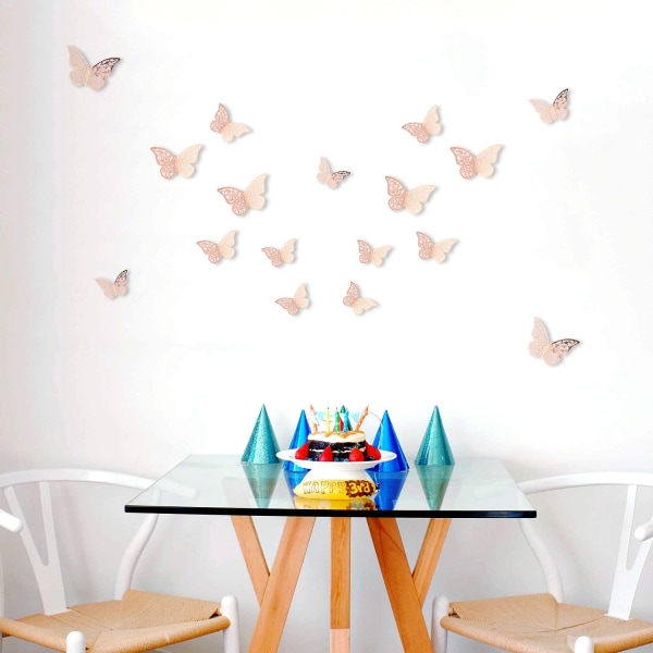 3D Butterfly Wall Stickers Butterfly Wall Decals Room Wall Deco
