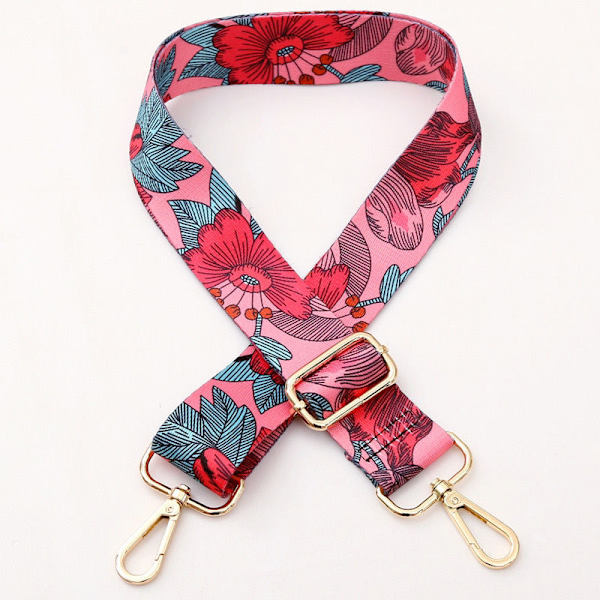 Justerbar udskiftning 3,8 cm (rosa) bred skulderrem til stropper