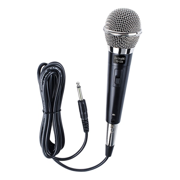 1 stycke professionell dynamisk mikrofon med 3m kabel för DVD, T