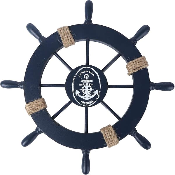Ror med anker treveggdekorasjon maritim des