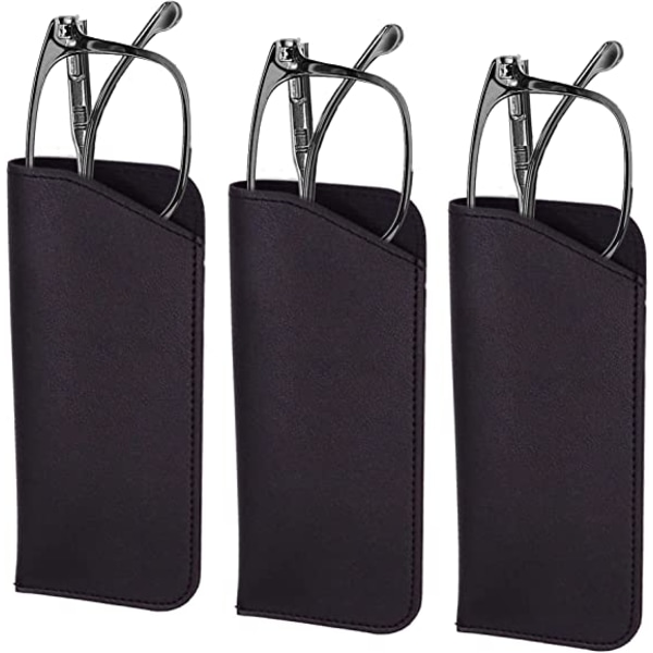 Set med 3 Cortex mjuka glasögonfodral