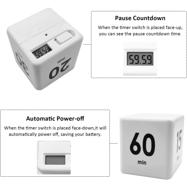 Timer, Kök Timer Barn Timer Tränings Timer Gravitations Sensor f