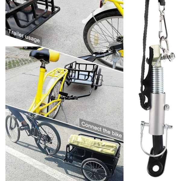 Universell cykelvagnskoppling för cykelvagnar