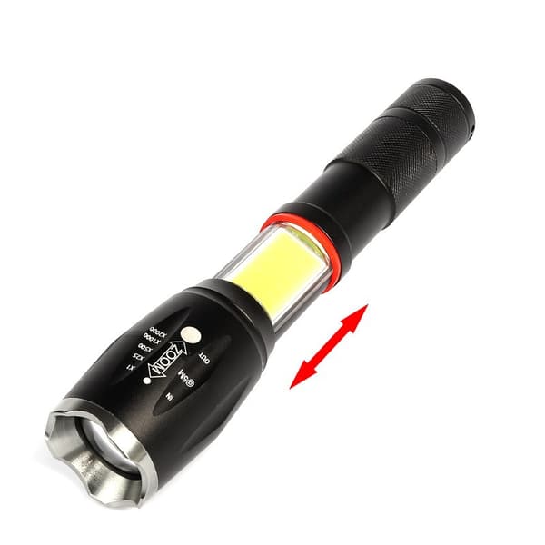 Tehokas teleskooppitarkennuksen taskulamppu, Mini COB magneettinen taskulamppu
