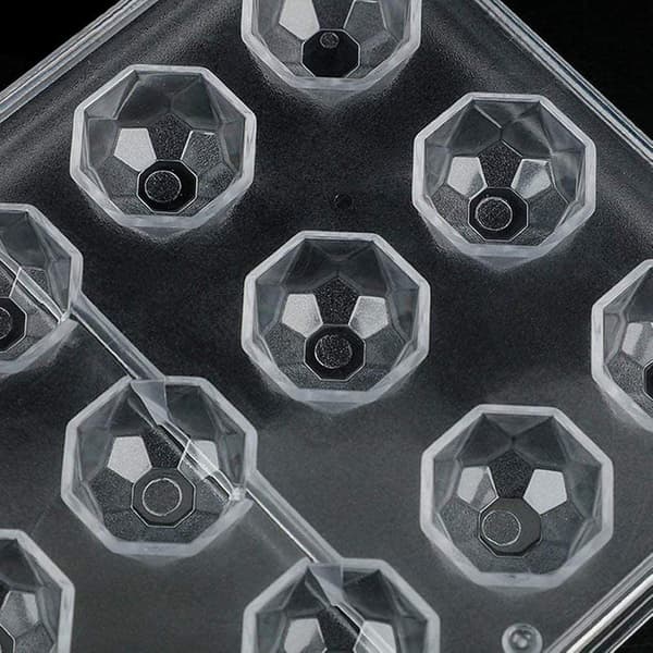 Transparent Chokoladeform, Klar Plastik Slikform, Til