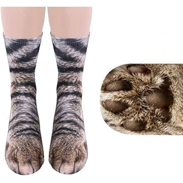 Hauskat Animal Paw Socks Gag Lahjat White Elephant Gift Exc