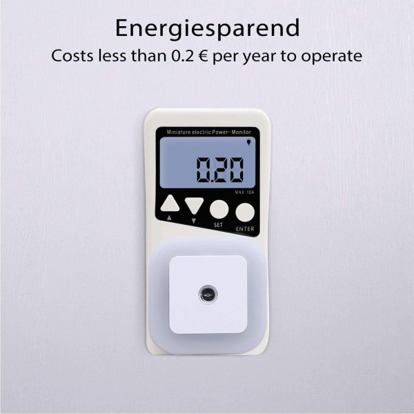 2 stk. Automatisk LED-nattelys, Tusmørkesensor Nattelys, Di
