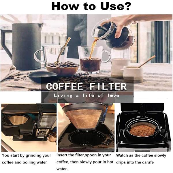Universal Permanent Kaffeefilter Vaskbar & Genanvendelig Husholdning
