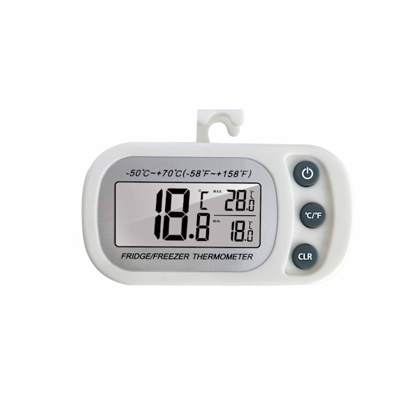 2-pakke kjøleskapstermometer, digitalt fryse-/kjøleskapstermometer