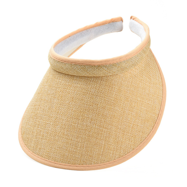 Retro solhatt för kvinnor, solhatt med UV-skydd utomhus, ridning sol