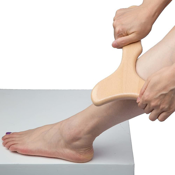 3 stk. Gua Sha-verktøy i tre for ryggmassasje, egnet for Cel