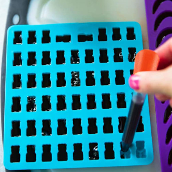 5 ml plastgraduerte pipetter og 1 rengjøringsbørste, pipettedråpe