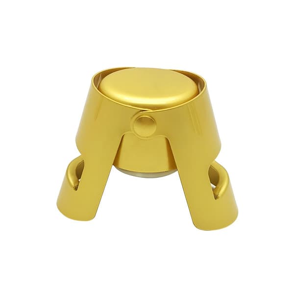 Gull-Champagne Stopper, 6PCS Rustfritt Stål Champagne Stopper K