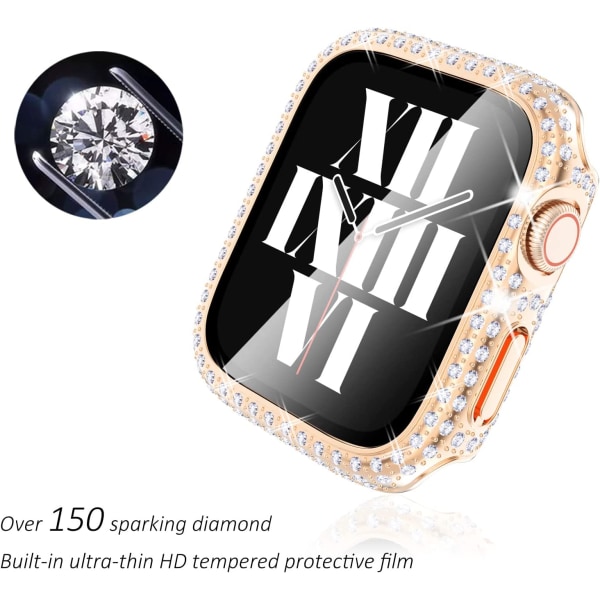 2-pakning kompatibel med Apple Watch Screen Protector 40 mm, 200 Dia