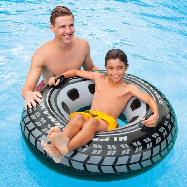 PVC oppblåsbar Creative Tire Swimming Circle oppblåsbar voksen ti