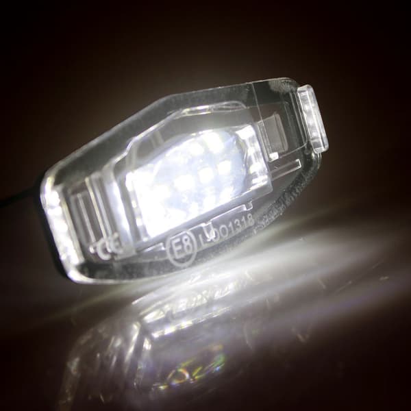 2 stk. LED Auto Nummerpladelys Pærer Super Bright CanBus N