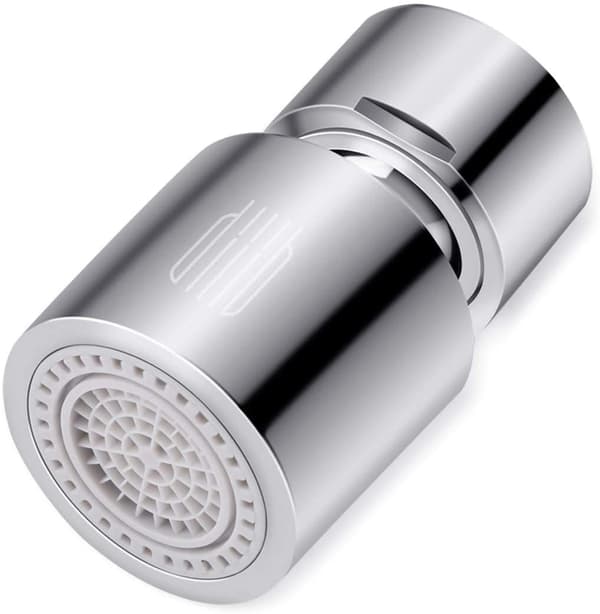 Faucettutluftare, 360° svingbar tutluftare filterkran med 2 spray M
