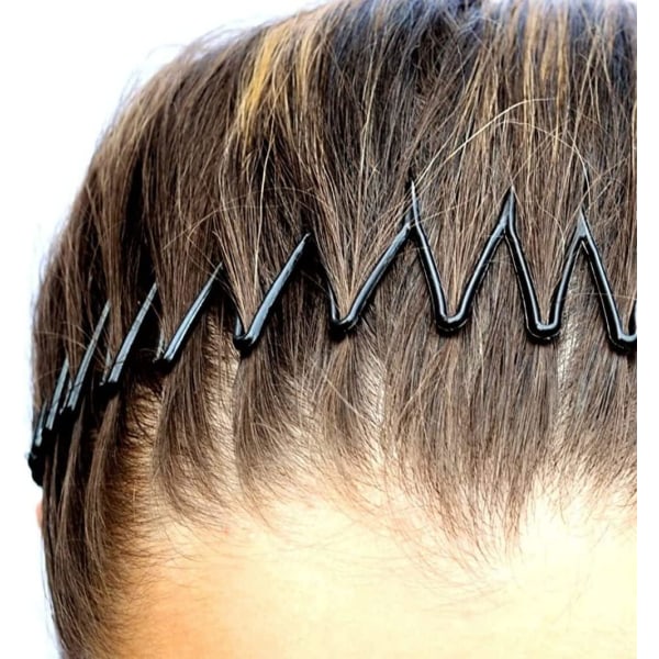 Stretch Hair Comb 2 Zig Zag Fleksibel Plastic Circle Comb Full Ci