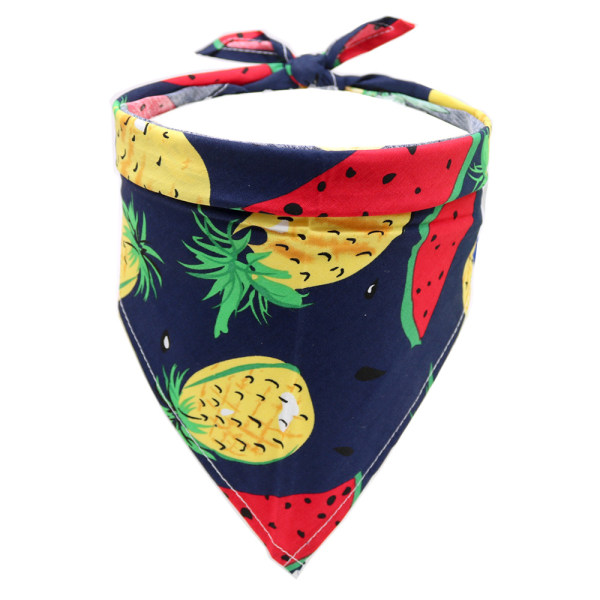 5 stk. kæledyrsbandanaer, sommerhunde bandana, hawaiiansk hundeskærf, trekant