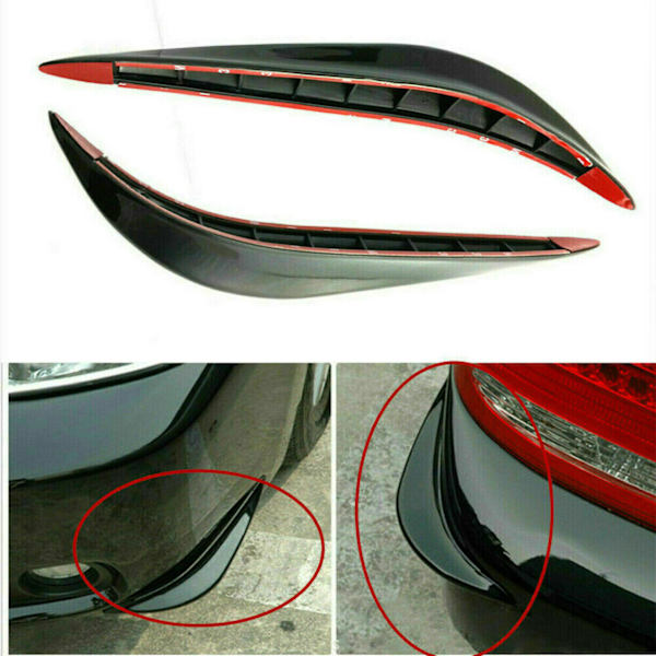 2 st Auto Car Bumper Corner Guard Cover 3D Stickers Protector Gu