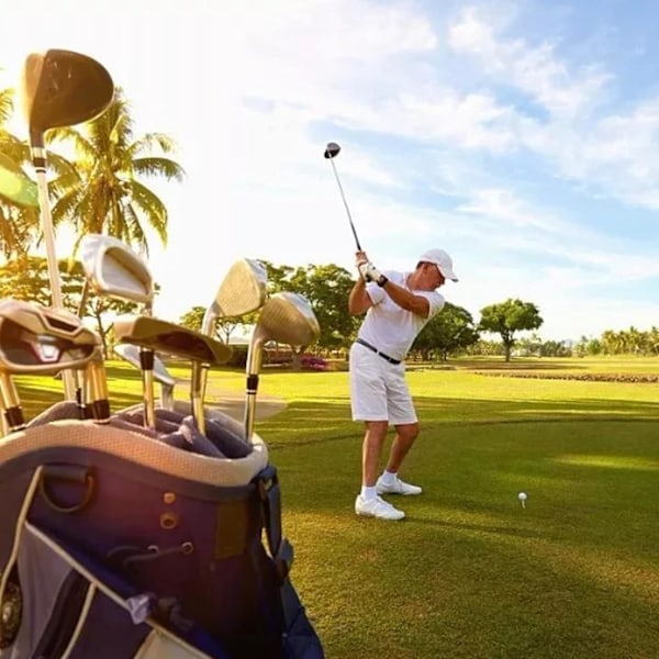 (Grøn) Golfbold, Golf Swing Trainer Praksisbold, Hjælpebold Træning Undervisning, Justerbar Smart Arm Træning Pos