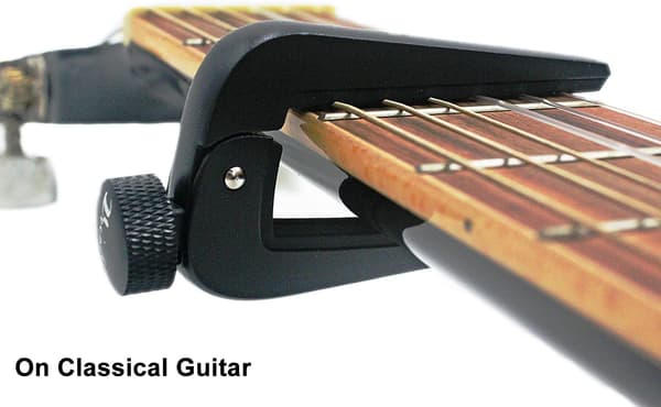 Universell gitarr capo, capo i legering med justerbara skruvar