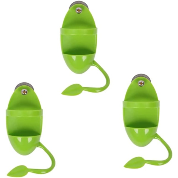 3 pcs Bird Holder Perch, Twinkling Bird Feeders with Cuttlebone,