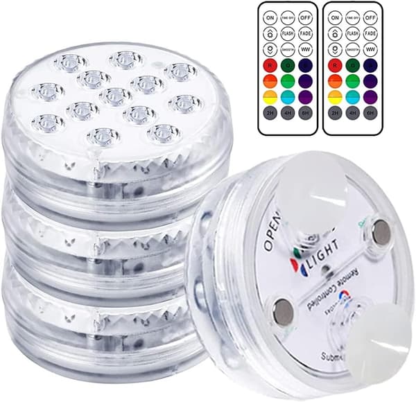LED Pool Light Submersible Lights, Belysningstid 30-50 timer