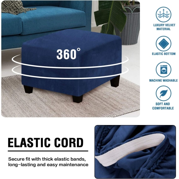 Square Ottoman Covers Ottoman Slipcover Square Footpall Protect