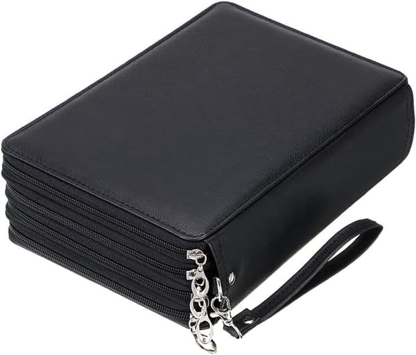 Farveblyant Organizer med 200 Rum (Sort)