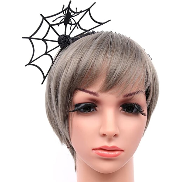 2-pak Halloween Kostumer, Spider Halsbånd + Spooky Græskar Hovedbånd