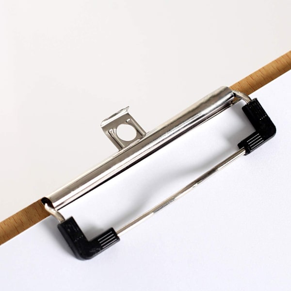 2 A4 træplader med clips, ekstra tykke 4mm, clipboard til wr