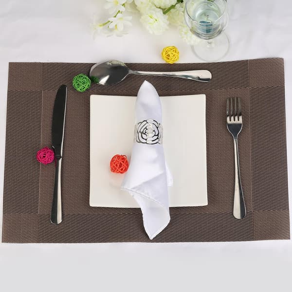12 stk. Servietring, Servietring Metal Openwork Servietholder Flo