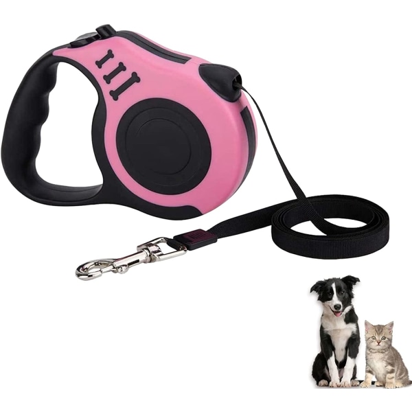 Dog Leash, 3m Retractable Dog Leash, for Small, Medium and Large