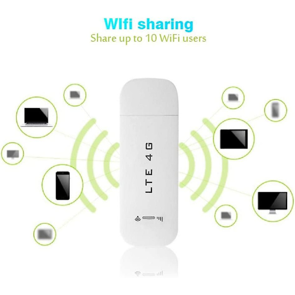 100mbps Netværkskort 4g Lte Trådløs Usb Hotspot Adapter Router