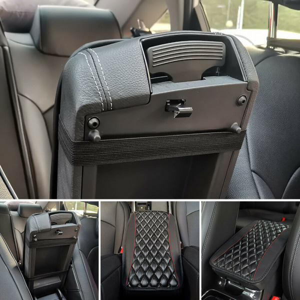 Bilarmrest Box Kuddeöverdrag Center Konsol Pad
