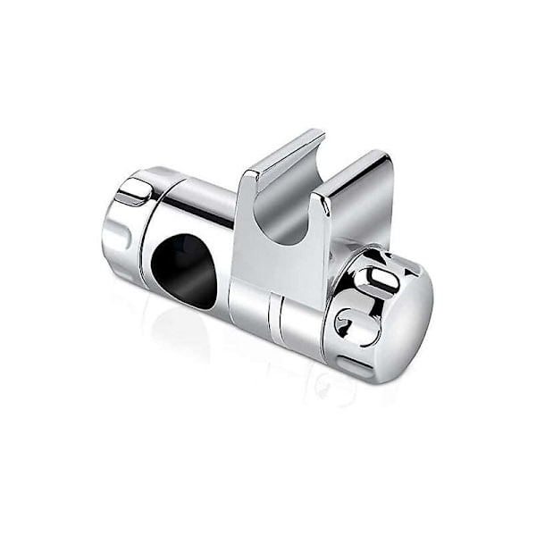 Handduschhållare, Väggmonterad Duschstång Justerbar Duschstång Duschhållare Notch Grade ABS Plast Krom Finish, 18-25mm
