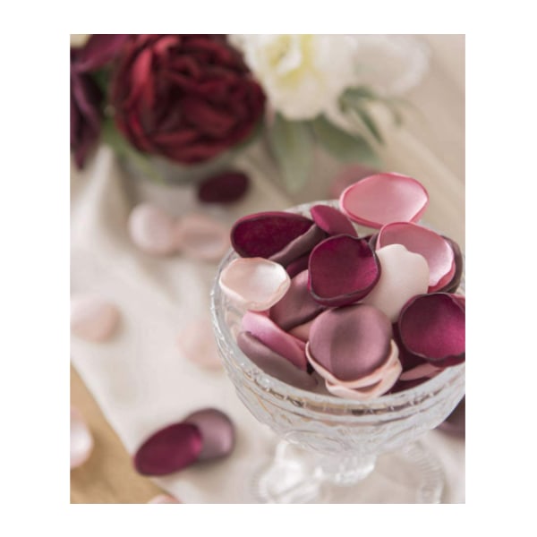 200 stykker silke rosenblad bryllup kronblad pige middag brid