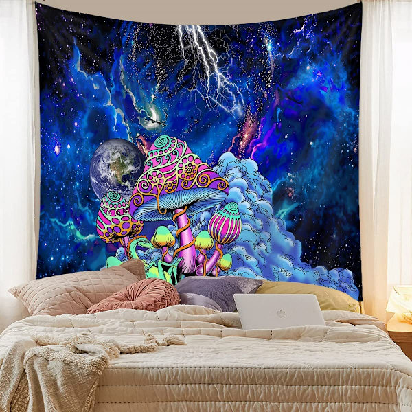 Nebula Galaxy Vægophæng, Psykedelisk Hippie Gobelin Abstrakt